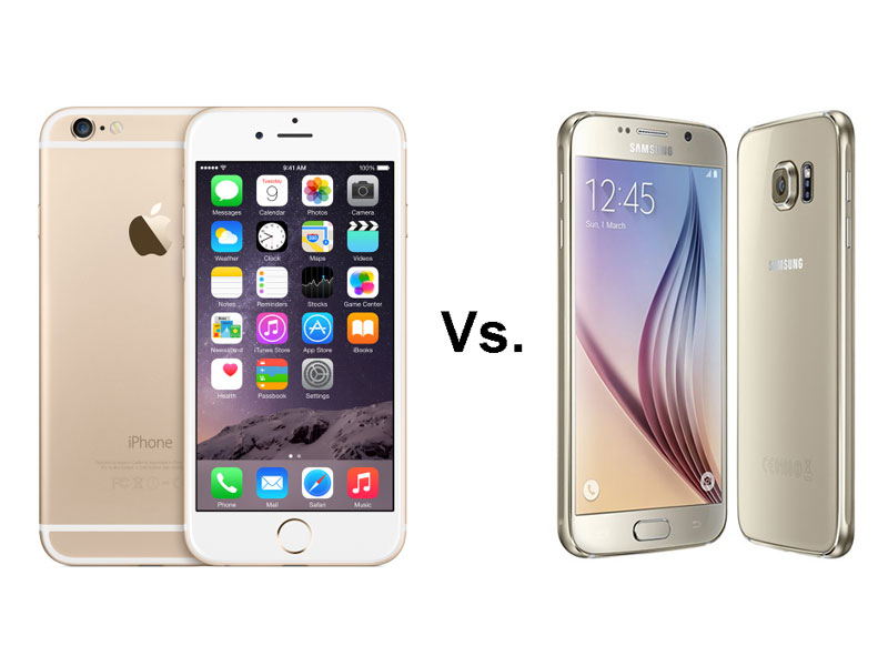 Perbandingan Bagus Mana HP iPhone 6 Plus VS Samsung Galaxy S6 Edge Segi