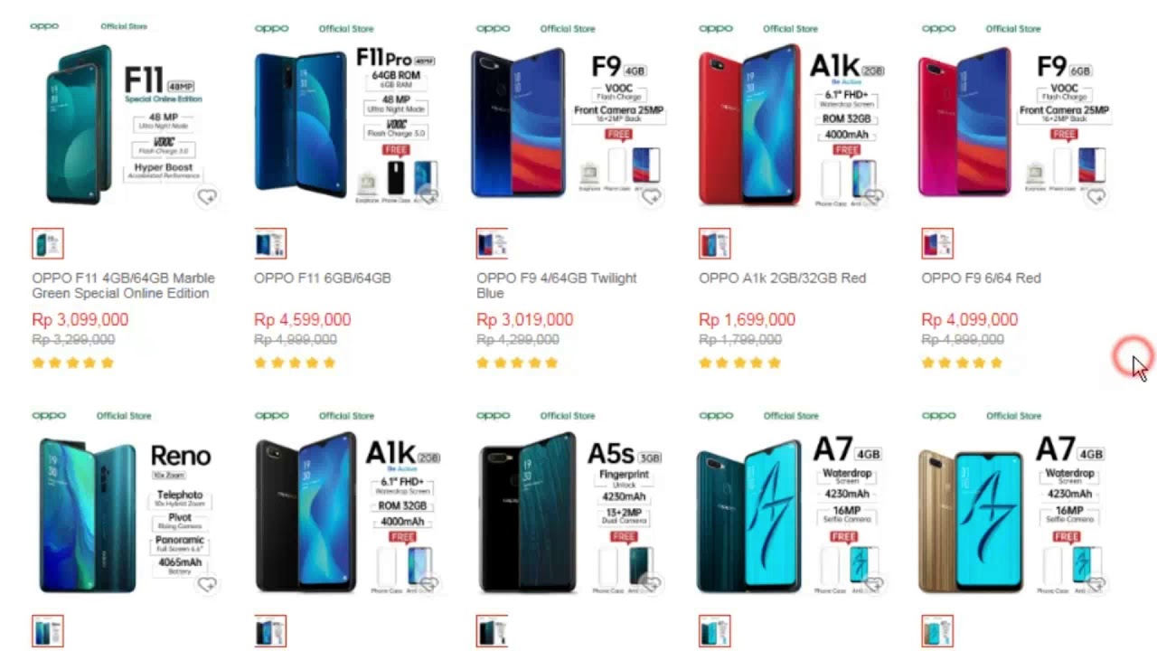 34 Daftar Harga Oppo, Paling Trend!