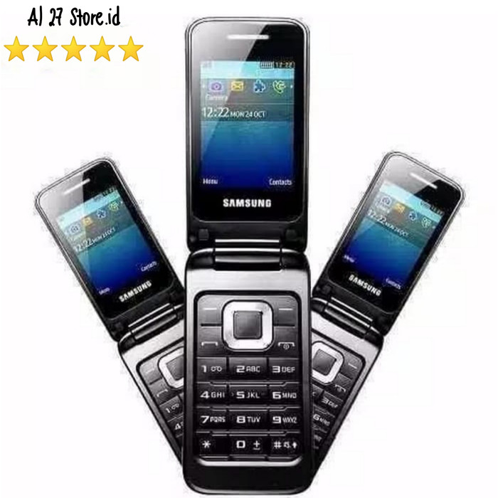 Jual Handphone Samsung Lipat GT C3592 Hitam HP Samsung jadul Samsung