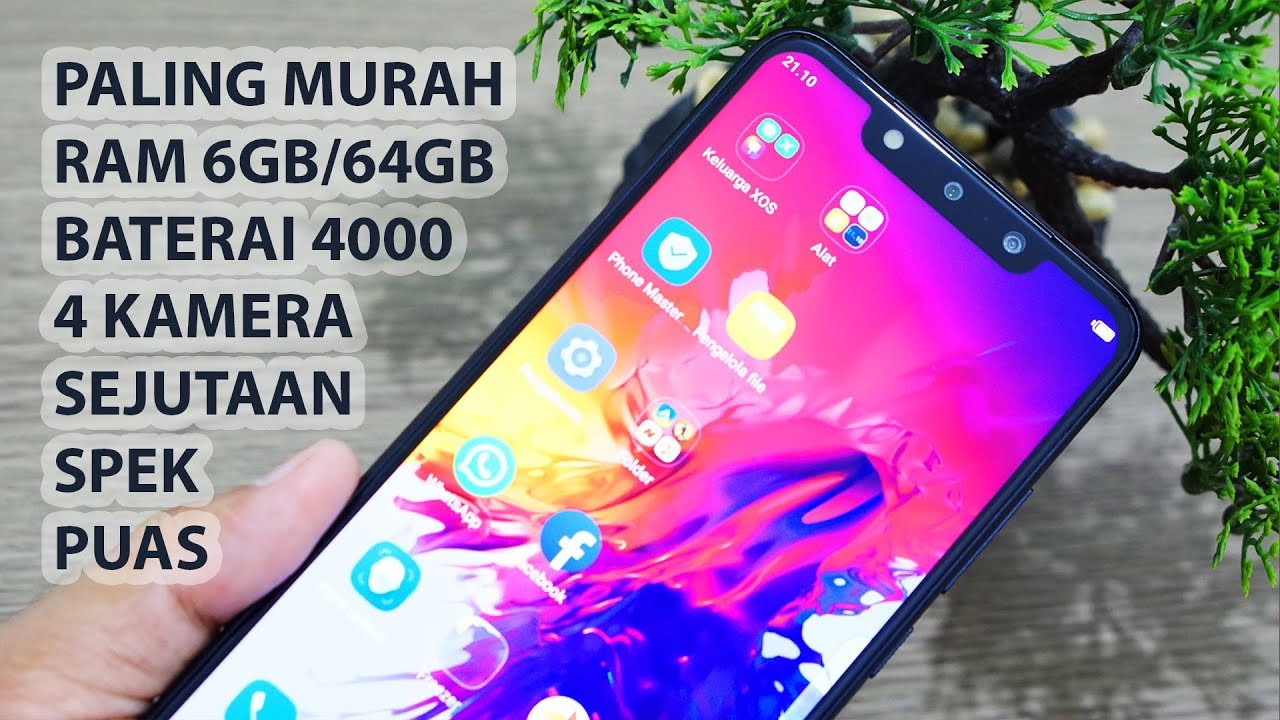 HP Baru RAM 6GB/64GB + 4 Kamera Paling Murah Cuma 1 Jutaan Bro