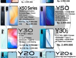 daftar harga hp vivo terbaru Deretan daftar harga hp vivo terbaru